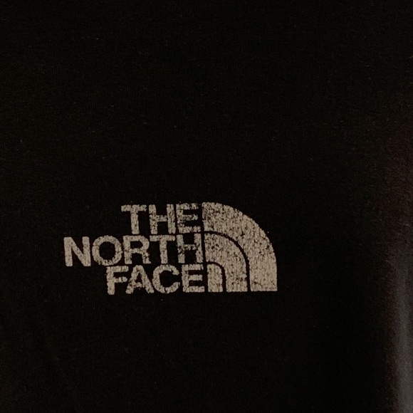 The North Face Women's Relaxed Fit charcoal black cotton T-Shirt Top Women’s XL - Picture 4 of 7